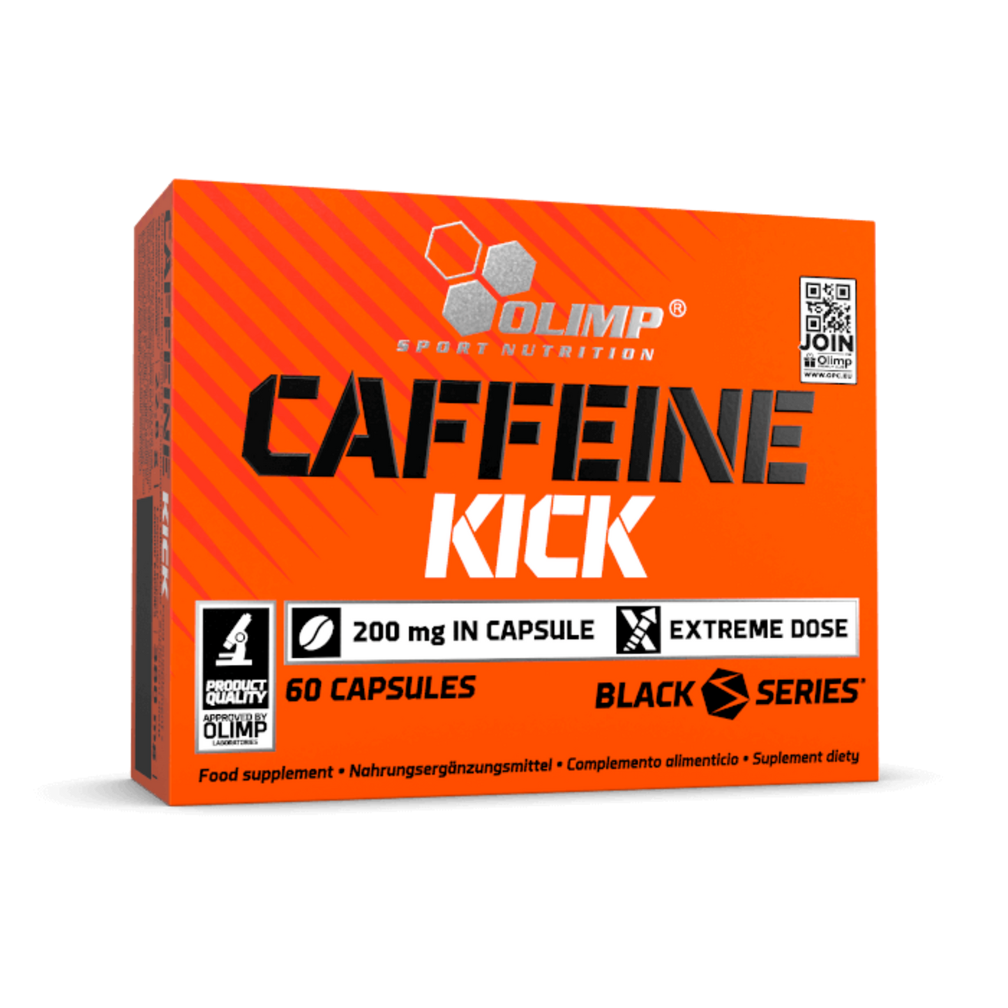 CAFFEINE KICK 200MG - 60caps Nutricore Nutrition®