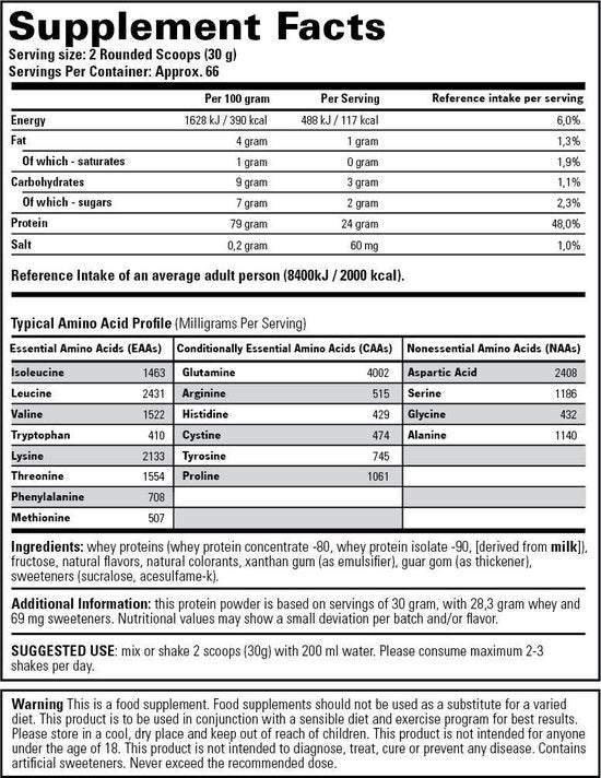 ICO WHEY PURE 2000G - FIRST IRON SYSTEMS Nutricore Professionals - Boostez vos performances !