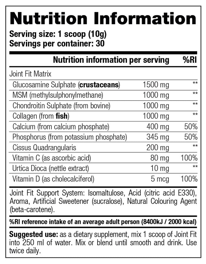COLLAGEN JOINT FIT | 300gr Nutricore Nutrition®