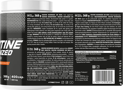 Creatine Micronized | 400caps Nutricore Nutrition®