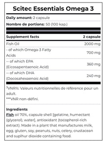 OMEGA 3 100 SOFTGEL Nutricore Nutrition®