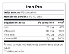 IRON PRO 60 CAPS Nutricore Nutrition®