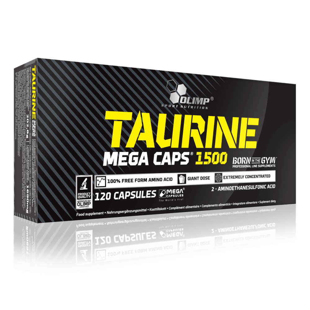 Olimp Taurine Mega Caps® 1500 - 120 Gélules Nutricore Nutrition®