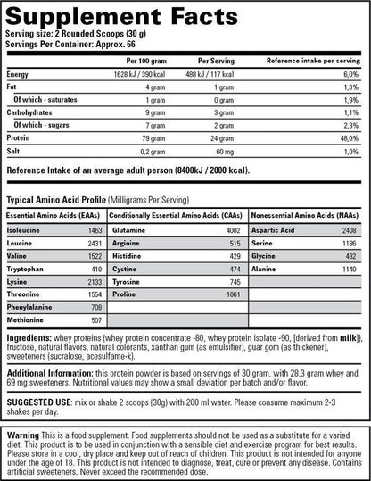 ICO WHEY PURE 2000G - FIRST IRON SYSTEMS Nutricore Professionals - Boostez vos performances !