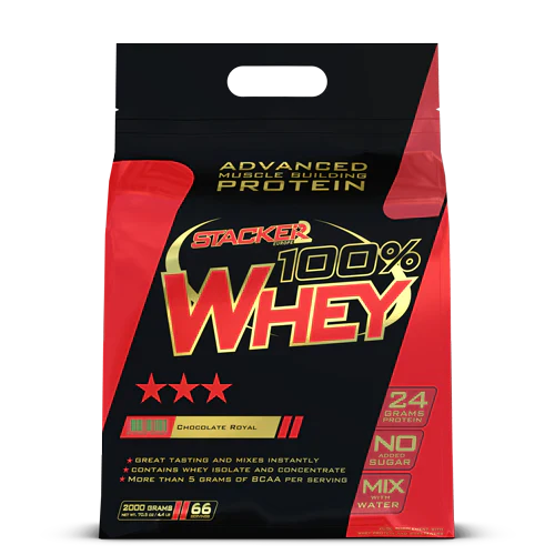 100% WHEY STACKER2 | 2000G Nutricore Professionals - Boostez vos performances !