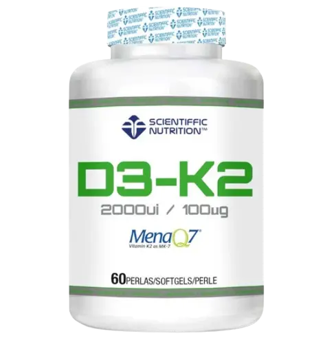 Vitamin D3-K2 2000ui | 60caps - Nutricore - Health & Fitness