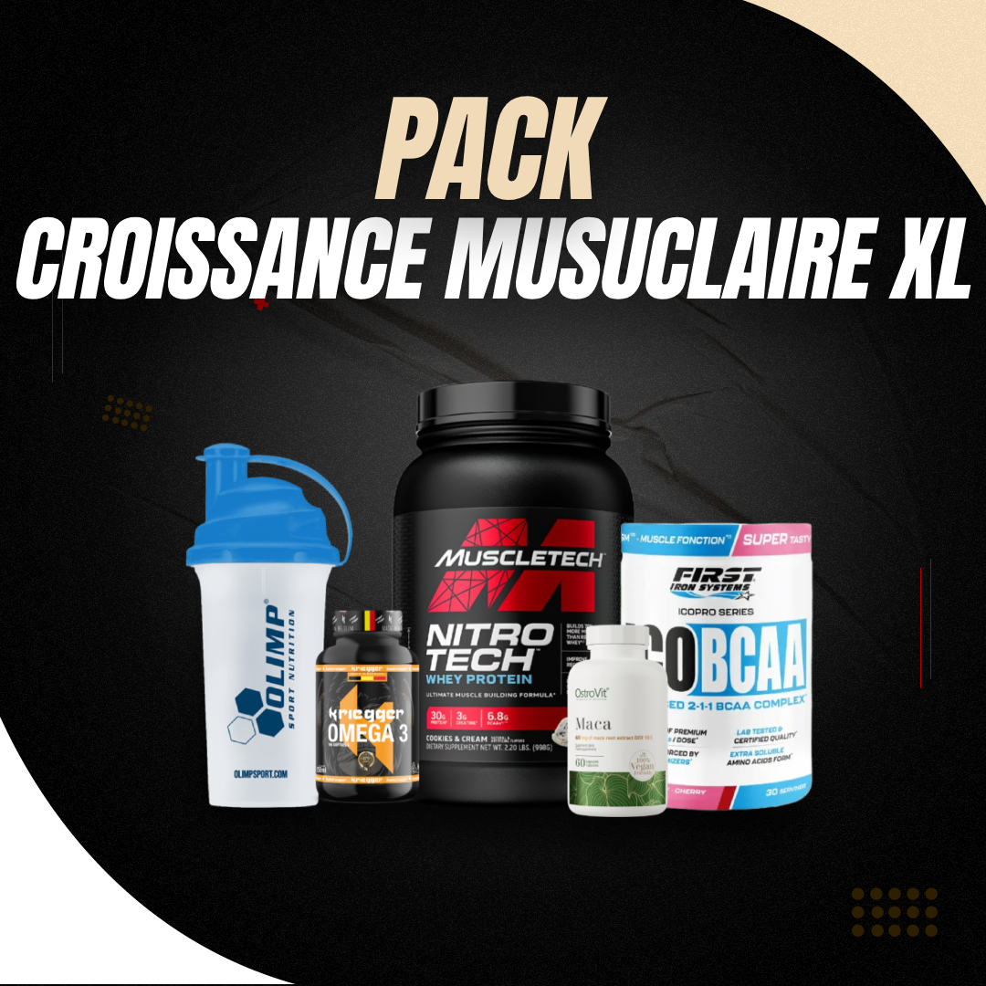 Pack Croissance Musculaire XL Nutricore Nutrition®