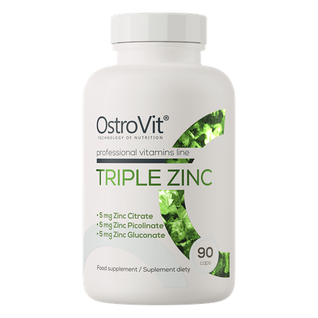 OstroVit Triple Zinc 90 capsules Nutricore Nutrition®
