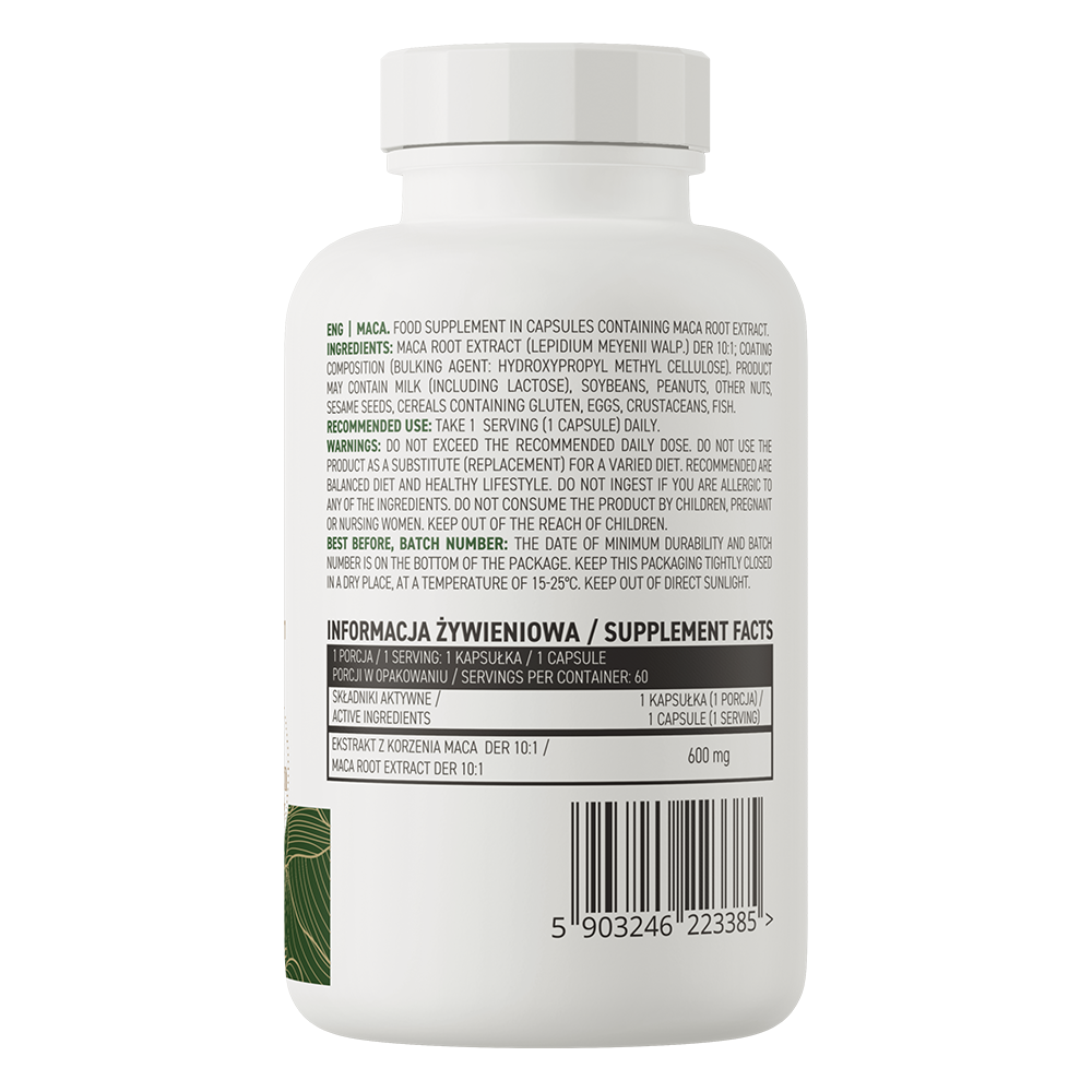 OstroVit Maca VEGE 60 capsules Nutricore Nutrition®