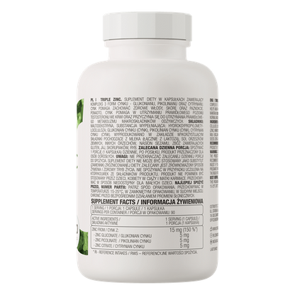 OstroVit Triple Zinc 90 capsules Nutricore Nutrition®