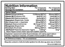 ZMA Mutant 90 Vege Caps Nutricore Nutrition®