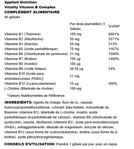 Vitamin B Complex | 90 caps Nutricore Nutrition®